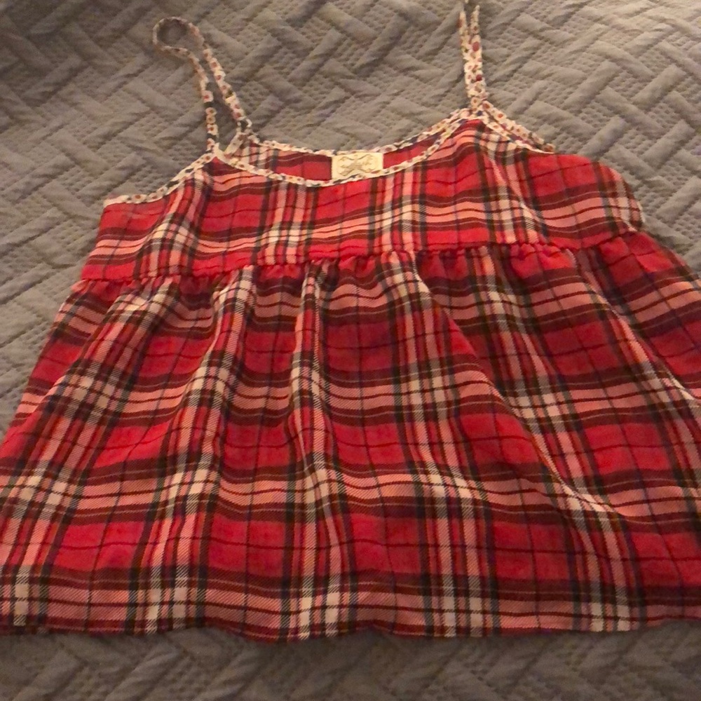Plaid Tank Top